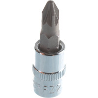 Насадка торцевая 1/4"DR с вставкой-битой PZ2 Ombra 114602