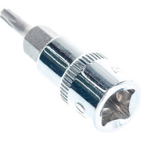 Насадка торцевая 1/4"DR с вставкой-битой T10 Ombra 114310