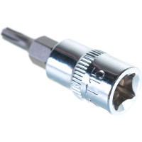 Насадка торцевая 1/4"DR с вставкой-битой T15 Ombra 114315