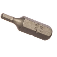 Вставка-бита 1/4"DR шестигранная, H2.5, 25 мм Ombra 514225