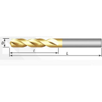 Набор спиральных сверл по металлу HSS TiN в пластиковом кейсе TDBS6 (6 шт; 2-8 мм) Thorvik 52478