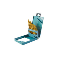 Набор нитридтитановых сверл по металлу, металлический короб, 13 предметов РемоКолор 36-8-203