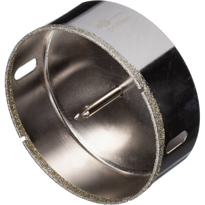 Коронка алмазная по керамике и кафелю с центрирующим сверлом TRIO-DIAMOND 110 мм 400110