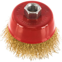 Щетка-крацовка для УШМ, "чашка", М14, 75 мм РемоКолор 45-1-003