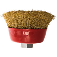 Щетка-крацовка для УШМ, "чашка", М14, 75 мм РемоКолор 45-1-003