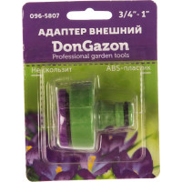 Адаптер внешний для шлангов 3/4"-1", пластик с резиновым покрытием 20/240 DON GAZON 096-5807 42324