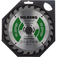 Диск пильный Hilberg Industrial Дерево 210x30x24Т HW210