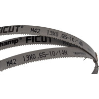 Полотно M42 (1640х13х0.65 мм; 10/14TPI) для ленточных пил MetalMaster 17870