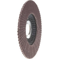 Круг лепестковый шлифовальный торцевой (тип КЛТ1, KK19XW, электрокорунд нормальный, P80, 125x22 мм) БАЗ 36563-125-80