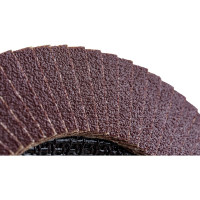 Круг лепестковый торцевой КЛТ-1 (115x22.2 мм; Р80) Без бренда 74003