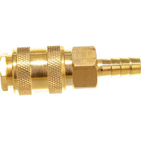 Быстроразъем пневматический Эврика с клапаном елочка 8мм латунь ER-BSE1-3SH 935727