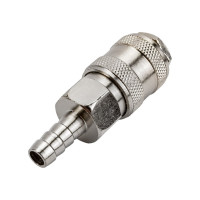 Быстроразъем пневматический Эврика с клапаном елочка 8мм ER-SE1-3SH 935726