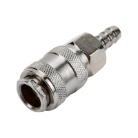 Быстроразъем пневматический Эврика с клапаном елочка 8мм ER-SE1-3SH 935726