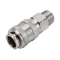 Быстроразъем пневматический Эврика с клапаном с наружной резьбой 3/8 ER-SE1-3SM 935790