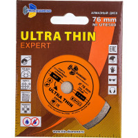 Диск алмазный отрезной TRIO-DIAMOND сплошной ультратонкий 76x10 Ultra Thin Expert UTE500