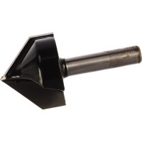 Фреза пазовая галтельная V-образная серия 1004 (32x32 мм; угол 90 град; хвостовик 8 мм) Росомаха 800405