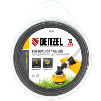 Леска двухкомпонентная EXTRA CORD (15 м; круг; 3 мм) для триммера DENZEL 96129