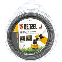 Леска двухкомпонентная EXTRA CORD (15 м; круг; 2 мм) для триммера DENZEL 96127