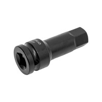 Набор головок ударных 1/2" HEX 5-19 мм, 8 шт., L-78 мм, на планке АвтоDело 39098 15960