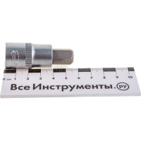 Головка со вставкой шестигранник 12 мм, 1/2", L=55 мм АвтоDело 39292 14975