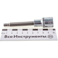 Головка со вставкой шестигранник 6 мм, 1/2", L=100 мм АвтоDело 39386 14980