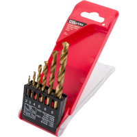 Набор сверл по металлу 6 шт., HSS-TIN, 2-8 мм REDVERG 6627077