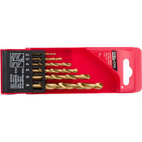 Набор сверл по металлу 6 шт., HSS-TIN, 2-8 мм REDVERG 6627077