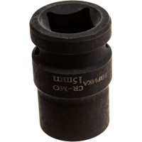 Головка торцевая Эврика 15мм 1/2 6-гранная ударная L=40мм ER-95708 940350