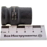 Головка торцевая Эврика 15мм 1/2 6-гранная ударная L=40мм ER-95708 940350