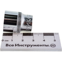 Головка торцевая Эврика 16мм 3/8 6-гранная L=30мм ER-90911 940453