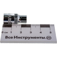 Головка торцевая Эврика 6.5мм 1/4 6-гранная L=30мм ER-90206 990309