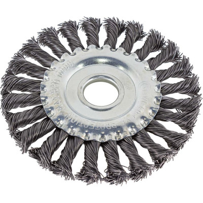 Кордщетка дисковая стальная витая, 125 мм ROCKFORCE RF-BWF105(29088)