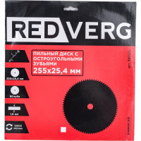 Диск для триммера 255х25,4 мм, 80 зубьев REDVERG 5014463