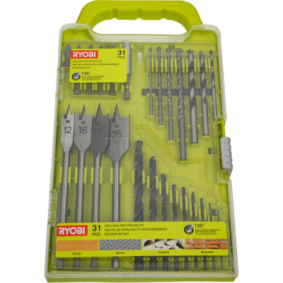 Набор сверл и бит (31 шт.) Ryobi RAKDD31 5132004663