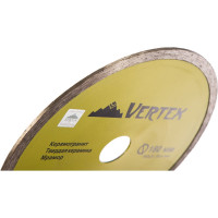 Диск алмазный сплошной для плиткореза (180х25.4 мм) vertextools 04-180-4
