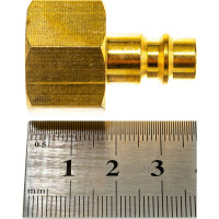 Штуцер для быстроразъема 1/2"F в пластиковом держателе ROCKFORCE RF-SE2-4PF(1976)