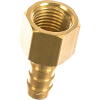 Штуцер пневматический внутр. резьба 1/4- елочка 8мм Эврика ER-FFH04/05 935749