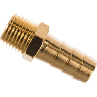 Штуцер пневматический наруж. резьба 1/4- елочка 10мм Эврика ER-MH04/06 935777