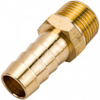 Штуцер пневматический наруж. резьба 3/8- елочка 12мм Эврика ER-MH06/08 935793