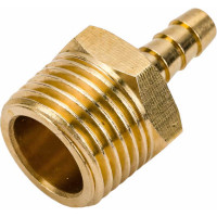 Штуцер пневматический наруж. резьба 1/2- елочка 6мм Эврика ER-MH08/04 935768