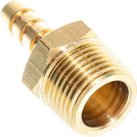 Штуцер пневматический наруж. резьба 3/8- елочка 6мм Эврика ER-MH06/04 935794