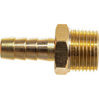 Штуцер пневматический наруж. резьба 3/8- елочка 8мм Эврика ER-MH06/05 935795