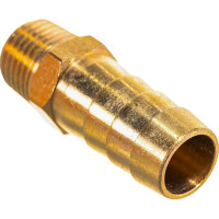 Штуцер пневматический: наруж. резьба 1/4- елочка 12мм Эврика ER-MH04/08 935778