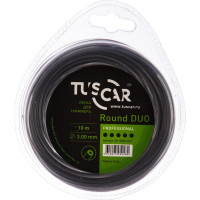 Леска для триммера Round DUO, Professional, 3.0 мм, 10 м TUSCAR 10112530-10-1