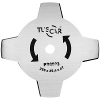 Нож для мотокосы BB0023, Standart, 255x25,4x4T, Multi TUSCAR 1030023212-4-2