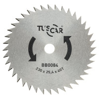 Нож для мотокосы BB0084, Premium, 230x25,4x40T, Saw TUSCAR 1030084211-40-2