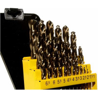 Набор сверл по металлу HSS-Co из 25 штук металлическая упаковка ГРАНИТ 165203