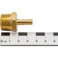 Штуцер пневматический наруж. резьба 1/2- елочка 6мм Эврика ER-MH08/04 935768