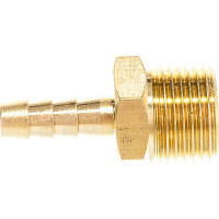 Штуцер пневматический наруж. резьба 3/8- елочка 6мм Эврика ER-MH06/04 935794