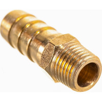 Штуцер пневматический: наруж. резьба 1/4- елочка 12мм Эврика ER-MH04/08 935778